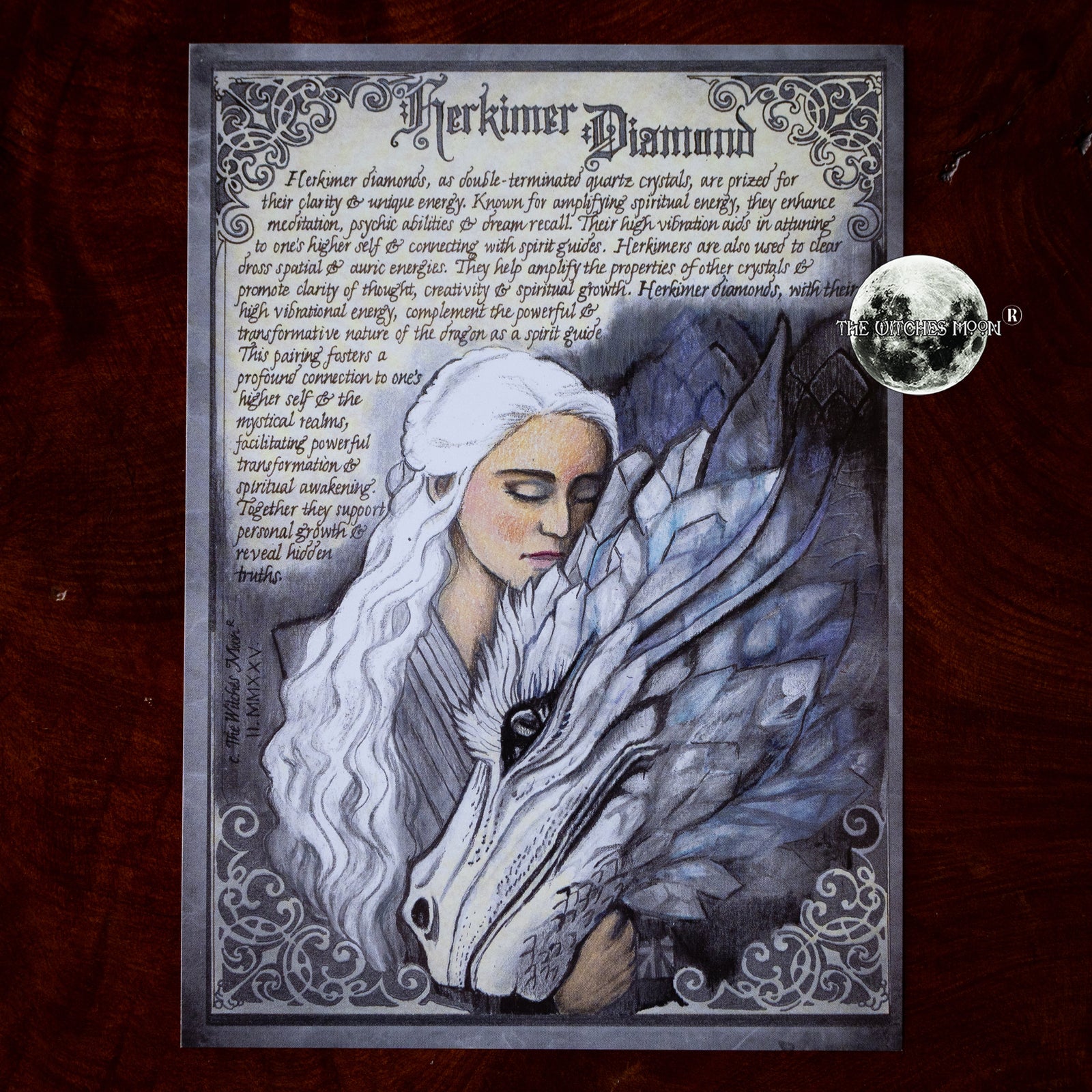 Herkimer Diamond Book of Shadows Artwork