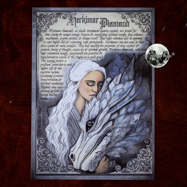 Herkimer Diamond Book of Shadows Artwork