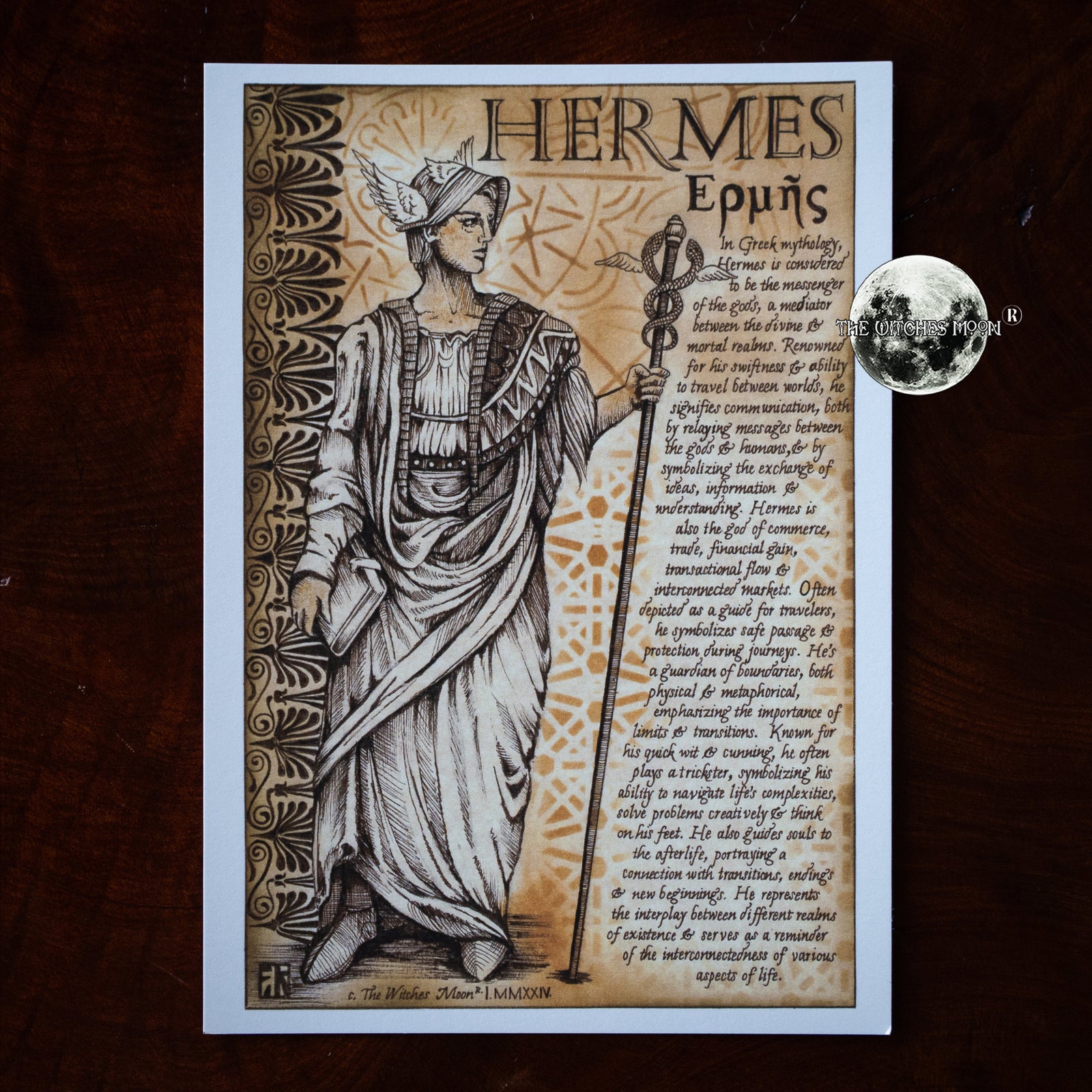 Hermes Book of Shadows Artwork
