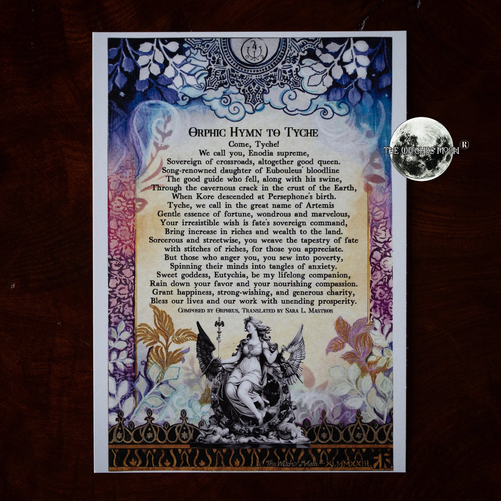 Orphic Hymn to Tyche Book of Shadows Artwork