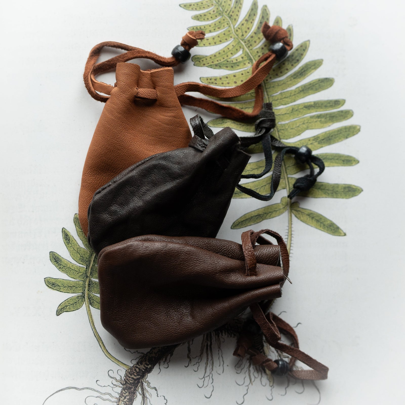 Brown Leather Spell Pouch