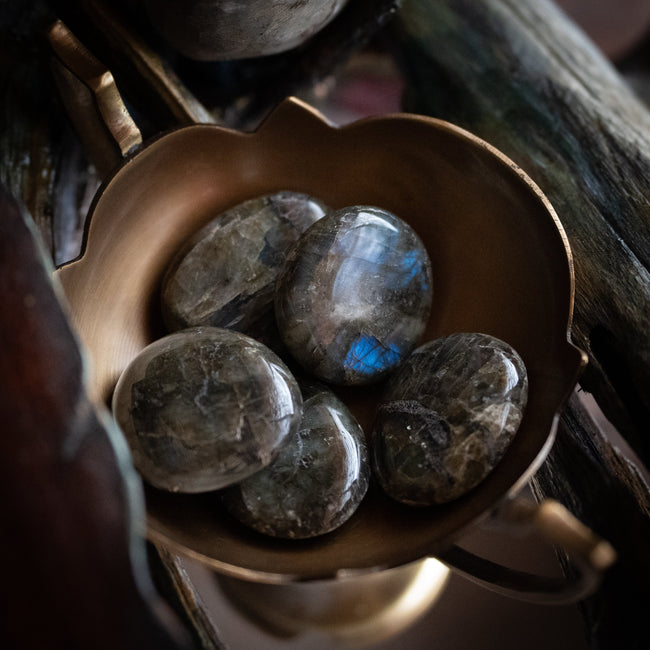 Labradorite Palm Stone