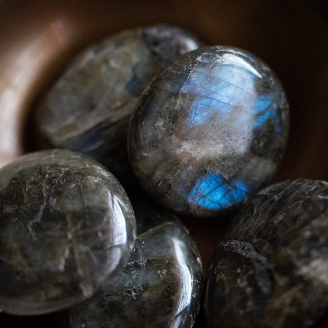 Labradorite Palm Stone