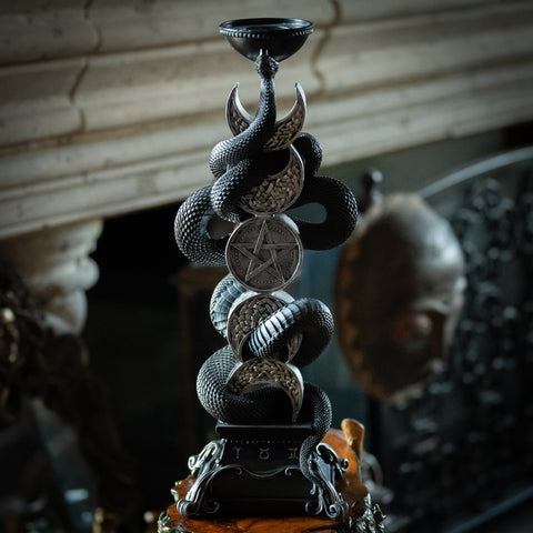 Exclusive 'The Witches Moon' Hand-Carved Goddess Totem w/ Rose Quartz