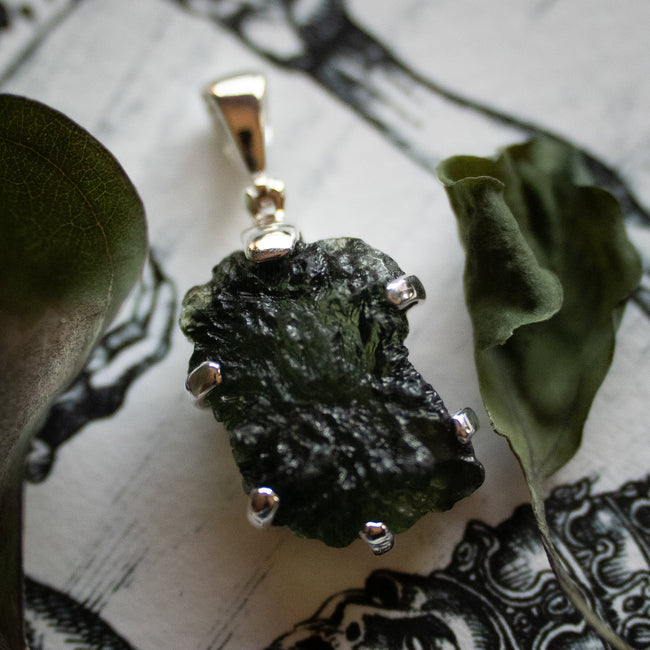 Moldavite Pendant (.925)