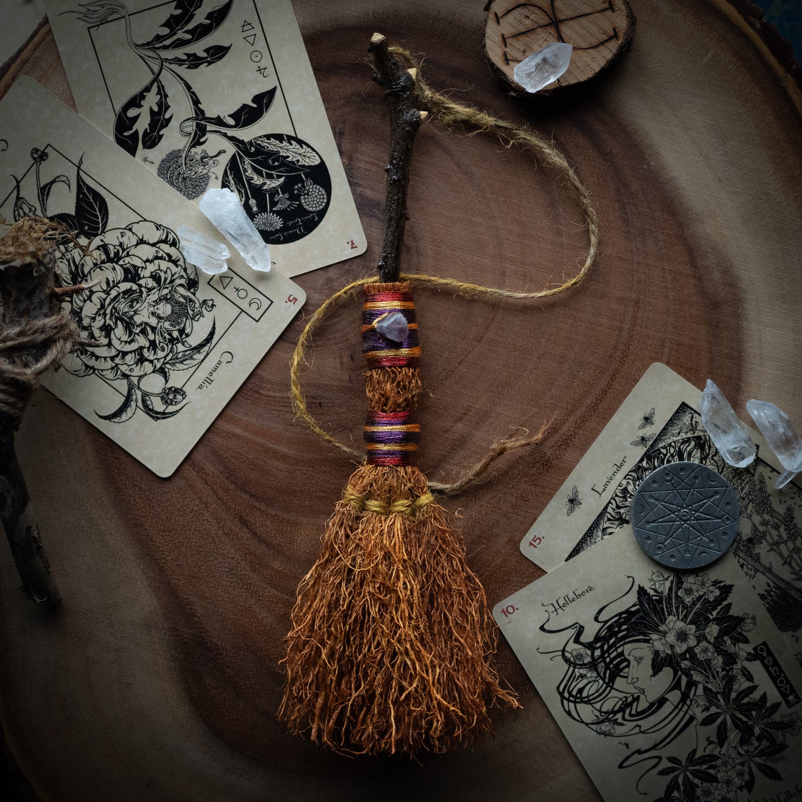 Hand-Crafted Ritual Altar Besom (The Witches Moon® Exclusive)