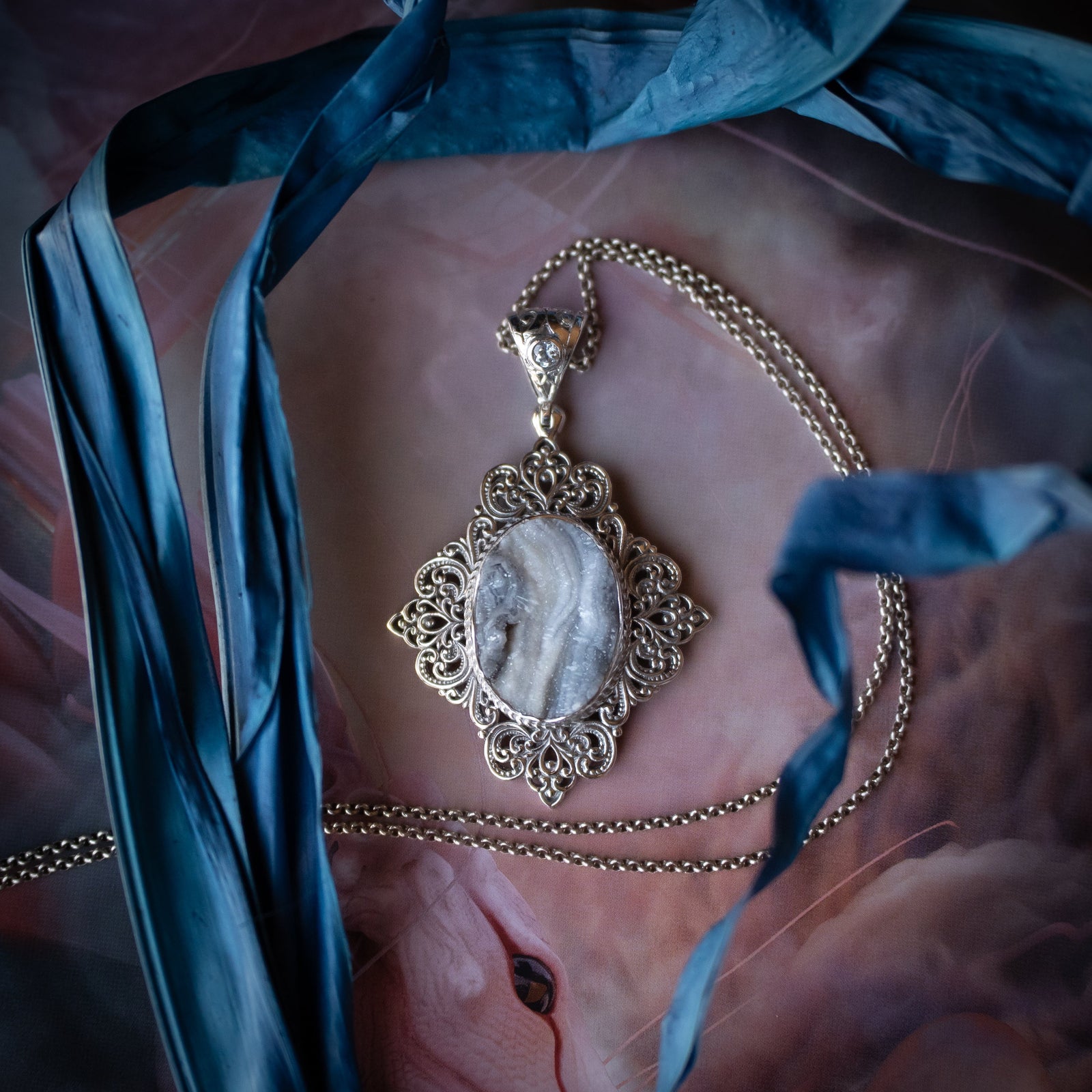 The Druzy Dream Pendant (.925)