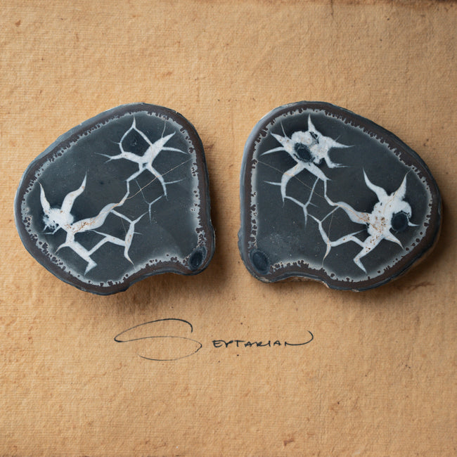 Septarian Stone Pair