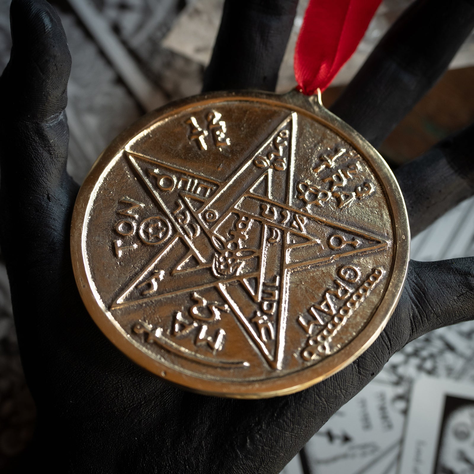 Brass Pentacle (Tetragrammaton)