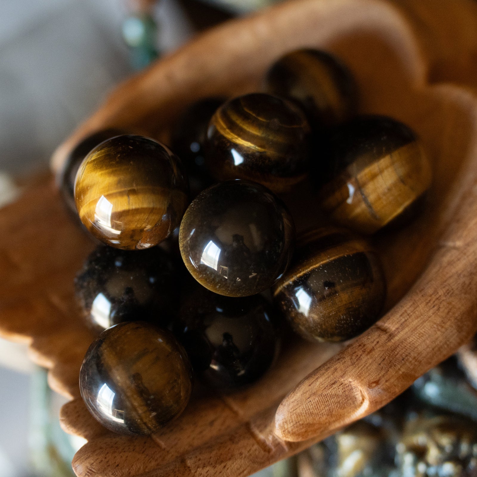 Tiger Eye Sphere