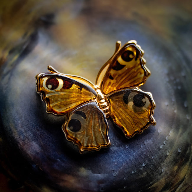 Gold Plated Butterfly Pendant