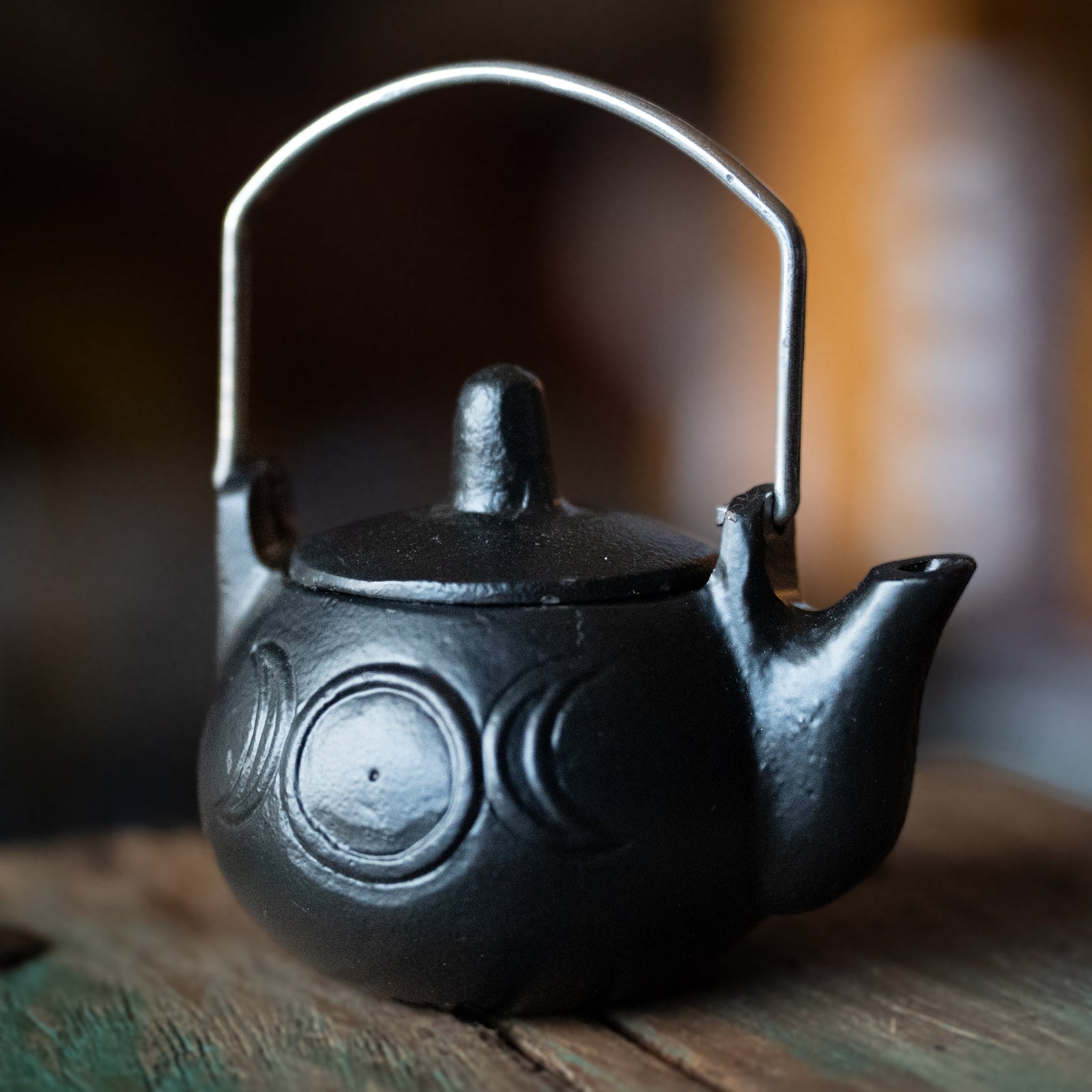 Triple Moon Cast Iron Kettle