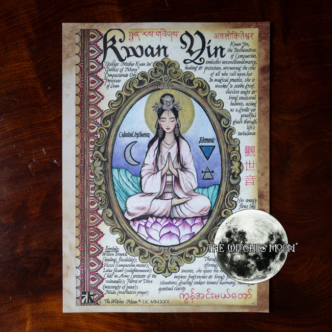 Kwan Yin Book of Shadows Artwork