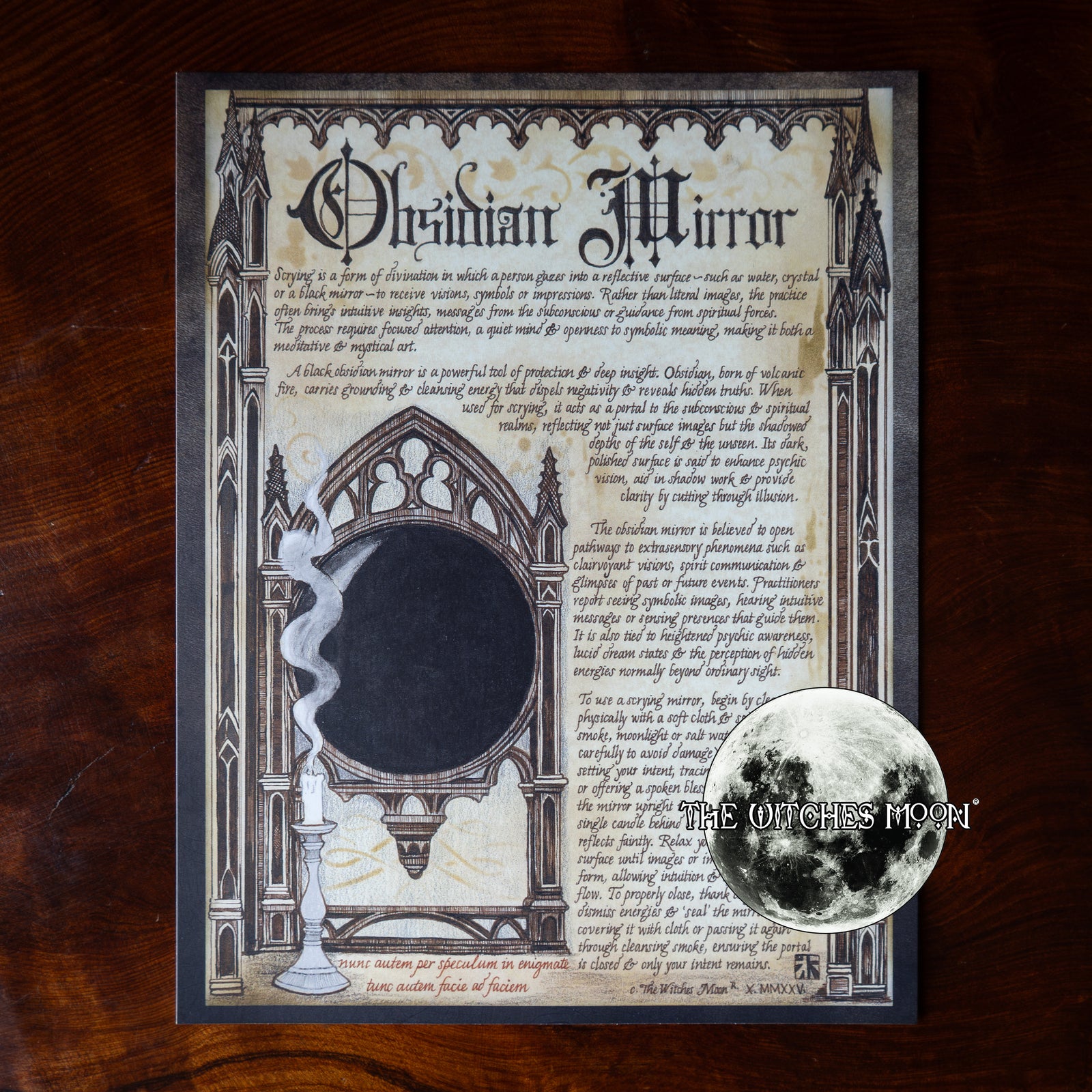 Obsidian Mirror Book of Shadows Artwork