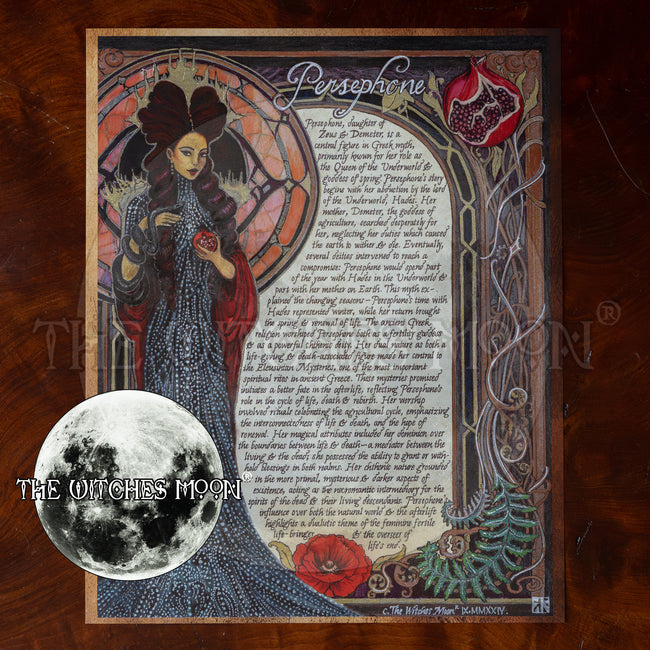 Persephone Book of Shadows Artwork
