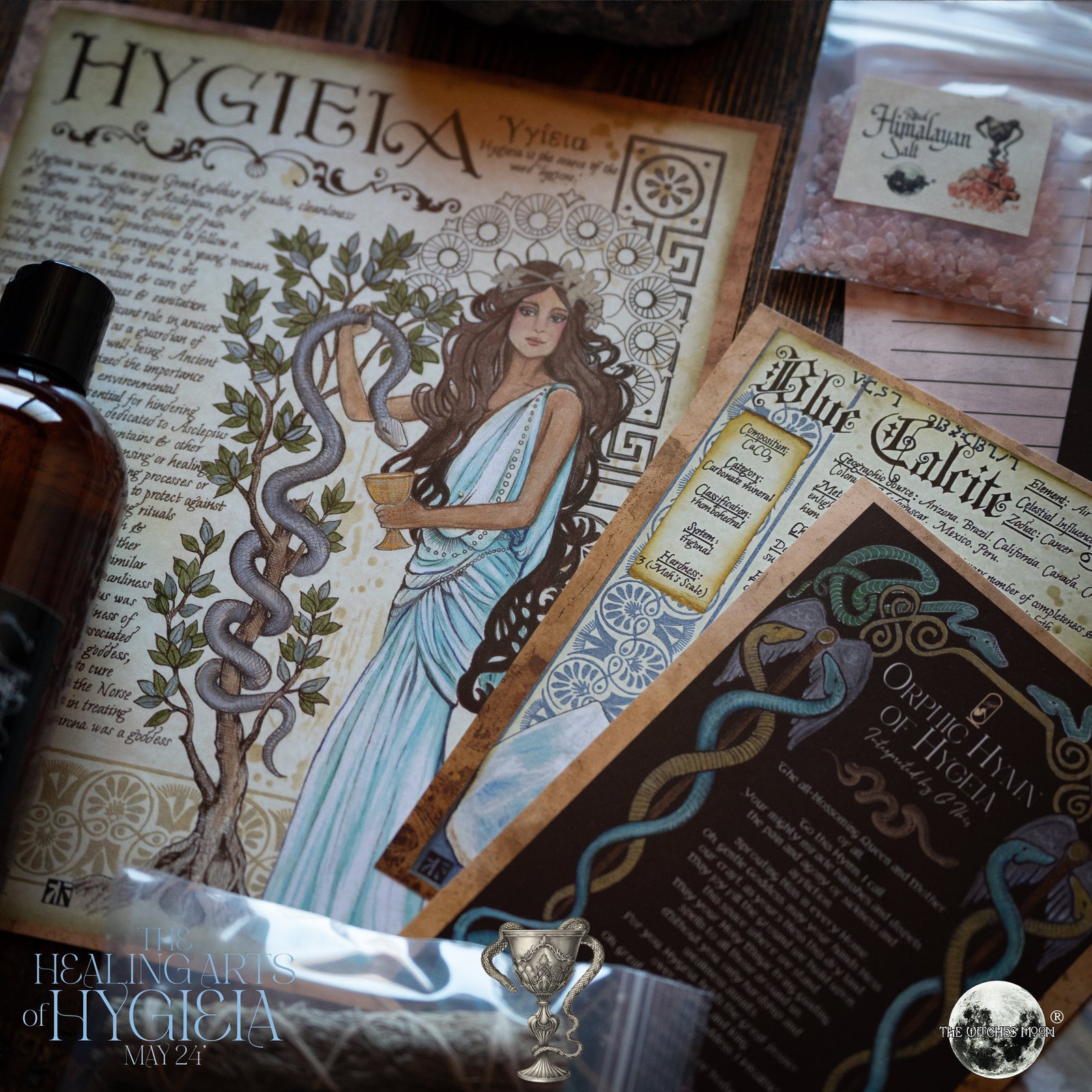 The Witches Moon® ~  The Healing Arts of Hygieia ~  May 2024 (Limited)