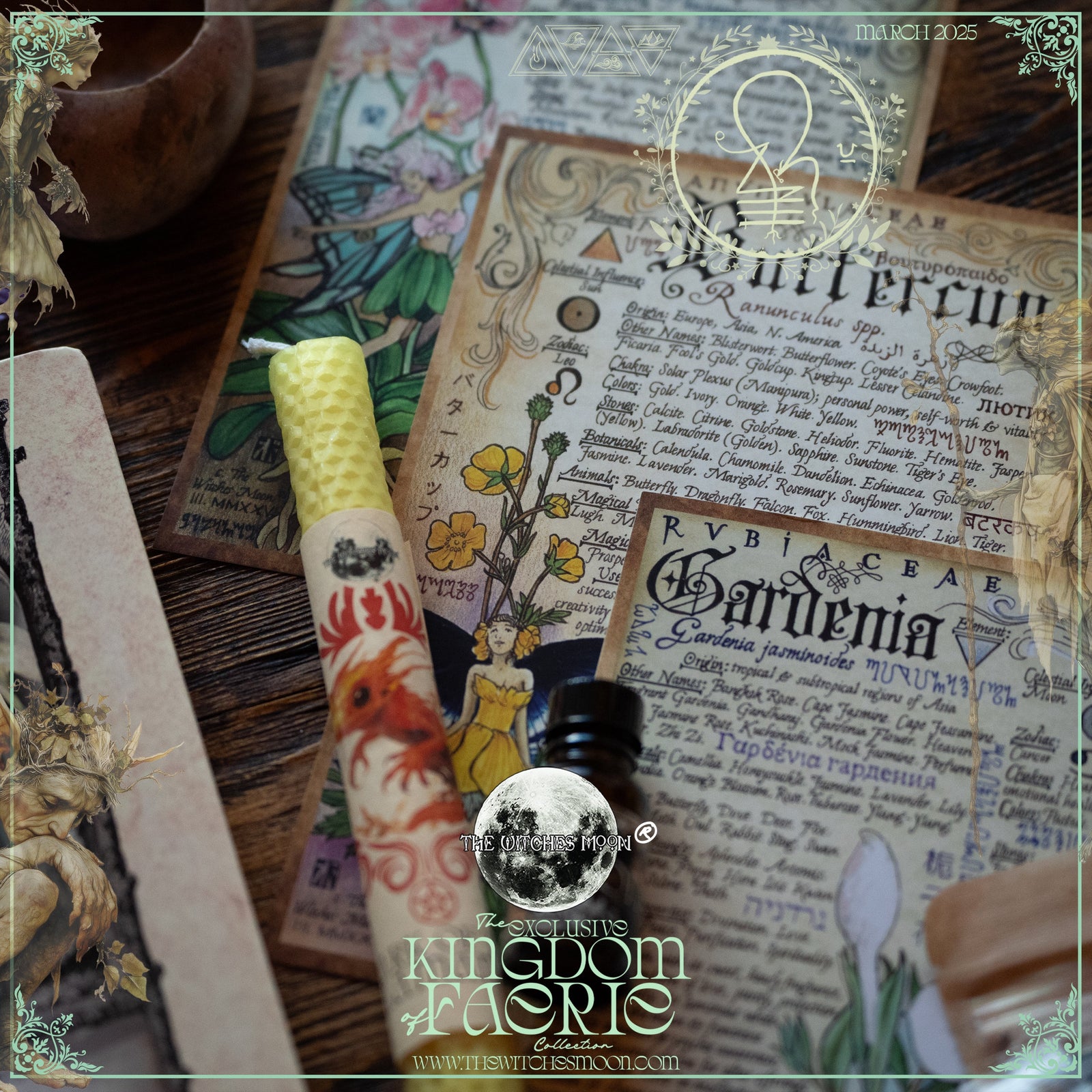 (Limited) The Witches Moon® ~  The Exclusive Kingdom of Faerie Collection ~  March 2025