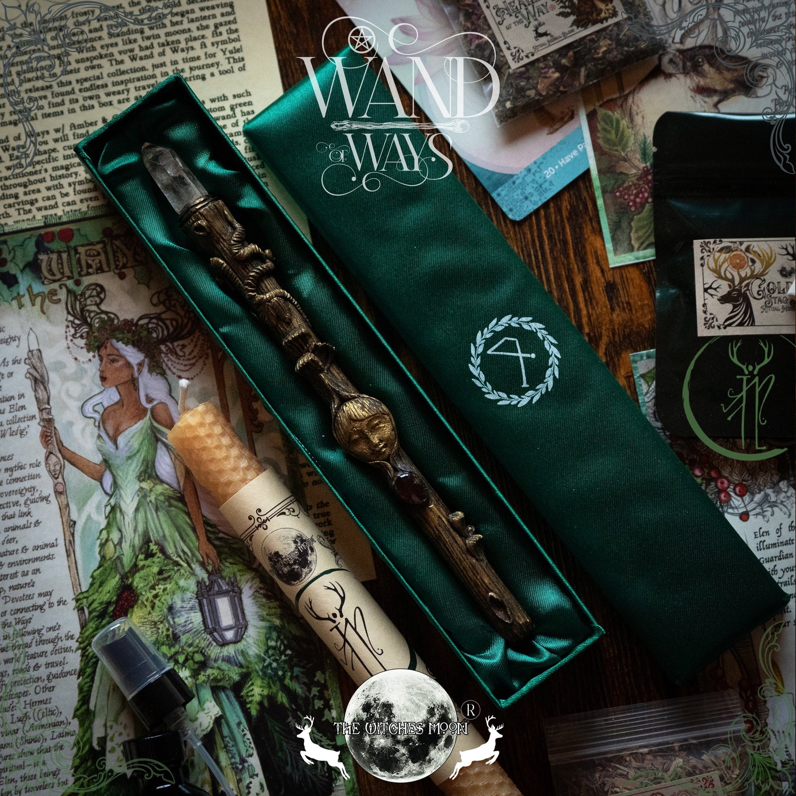 (Limited & Exclusive) The Witches Moon® ~  Wand of Ways ~  December 2024