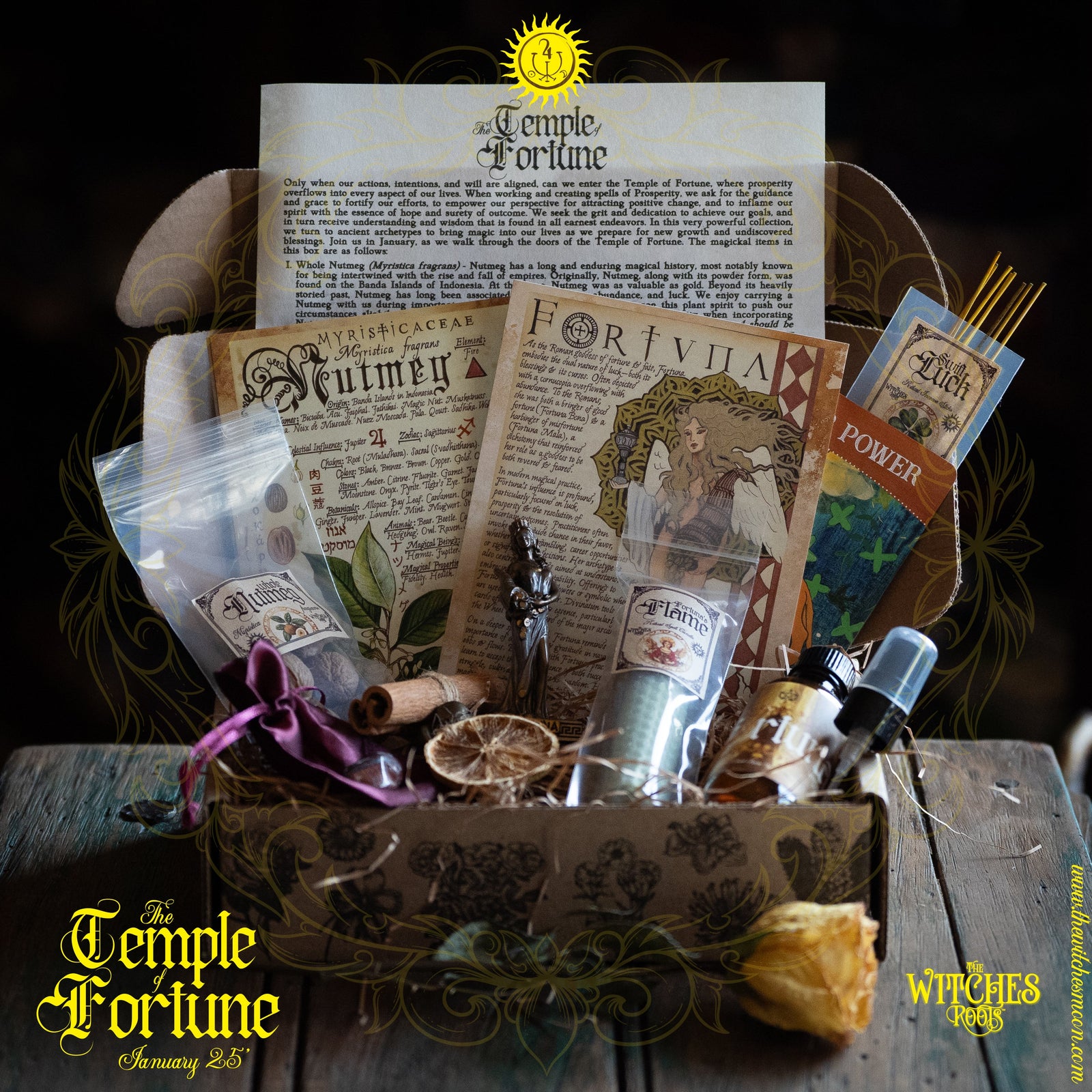 (Limited) The Witches Roots™ ~ The Temple of Fortune ~ January 2025