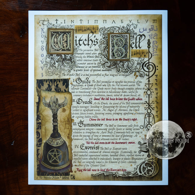 The Witch's Bell Book of Shadows Artwork