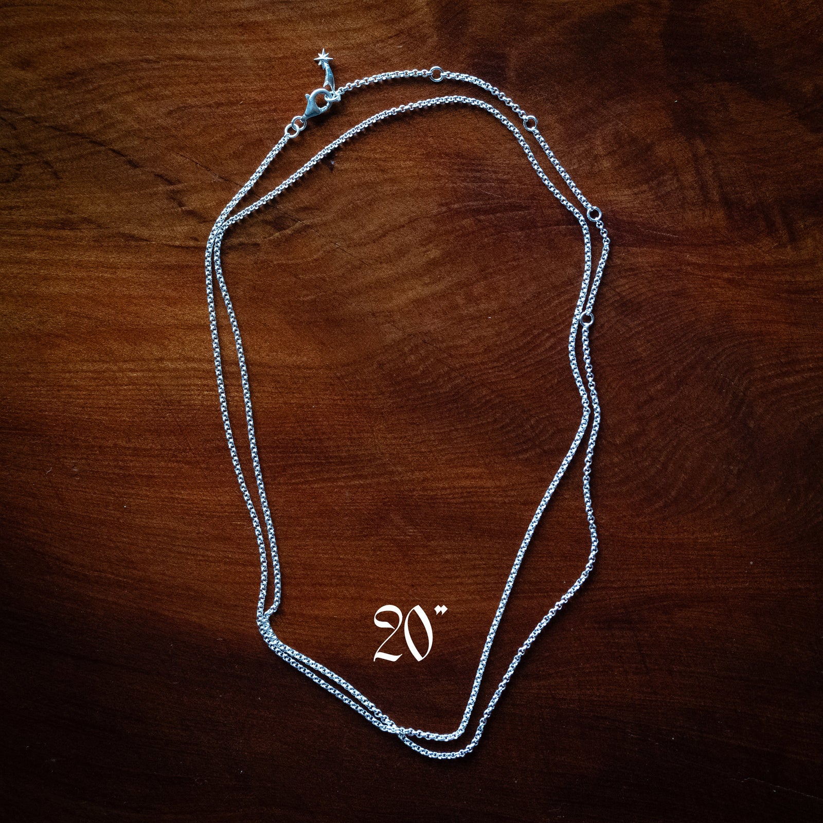 20" Silver Chain (Adjustable)