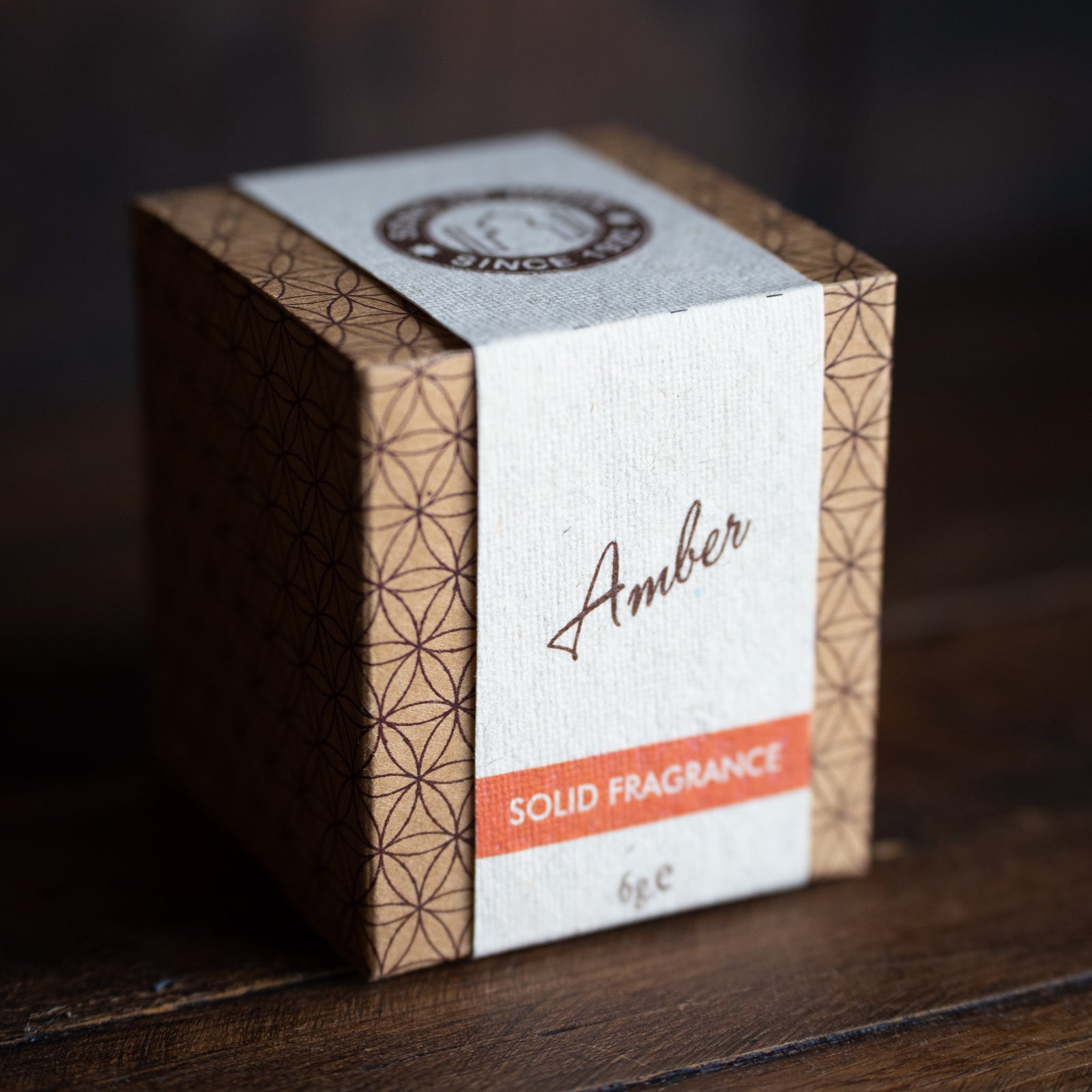 Amber Solid Fragrance (Handmade Soapstone Vial)