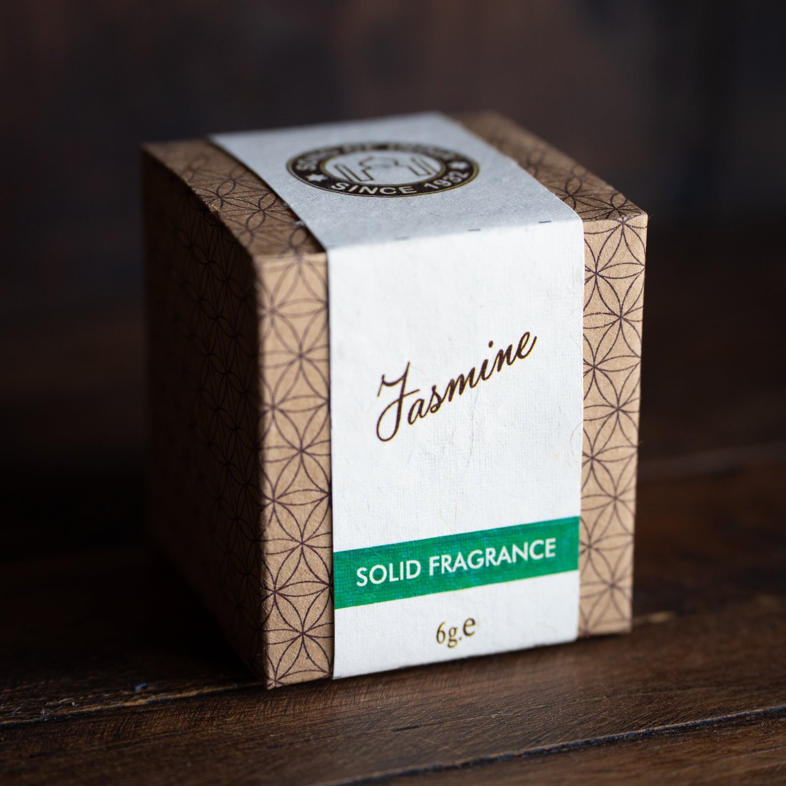 Jasmine Solid Fragrance (Handmade Soapstone Vial)