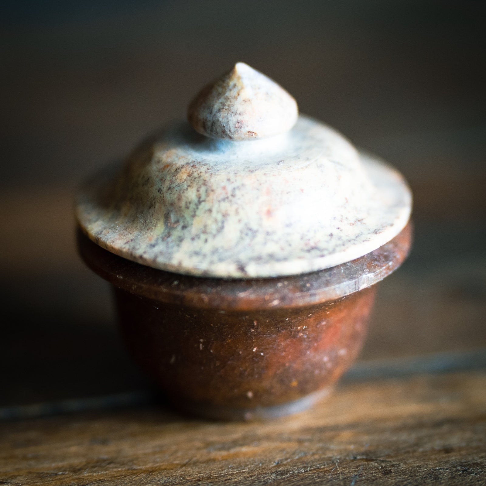 Jasmine Solid Fragrance (Handmade Soapstone Vial)
