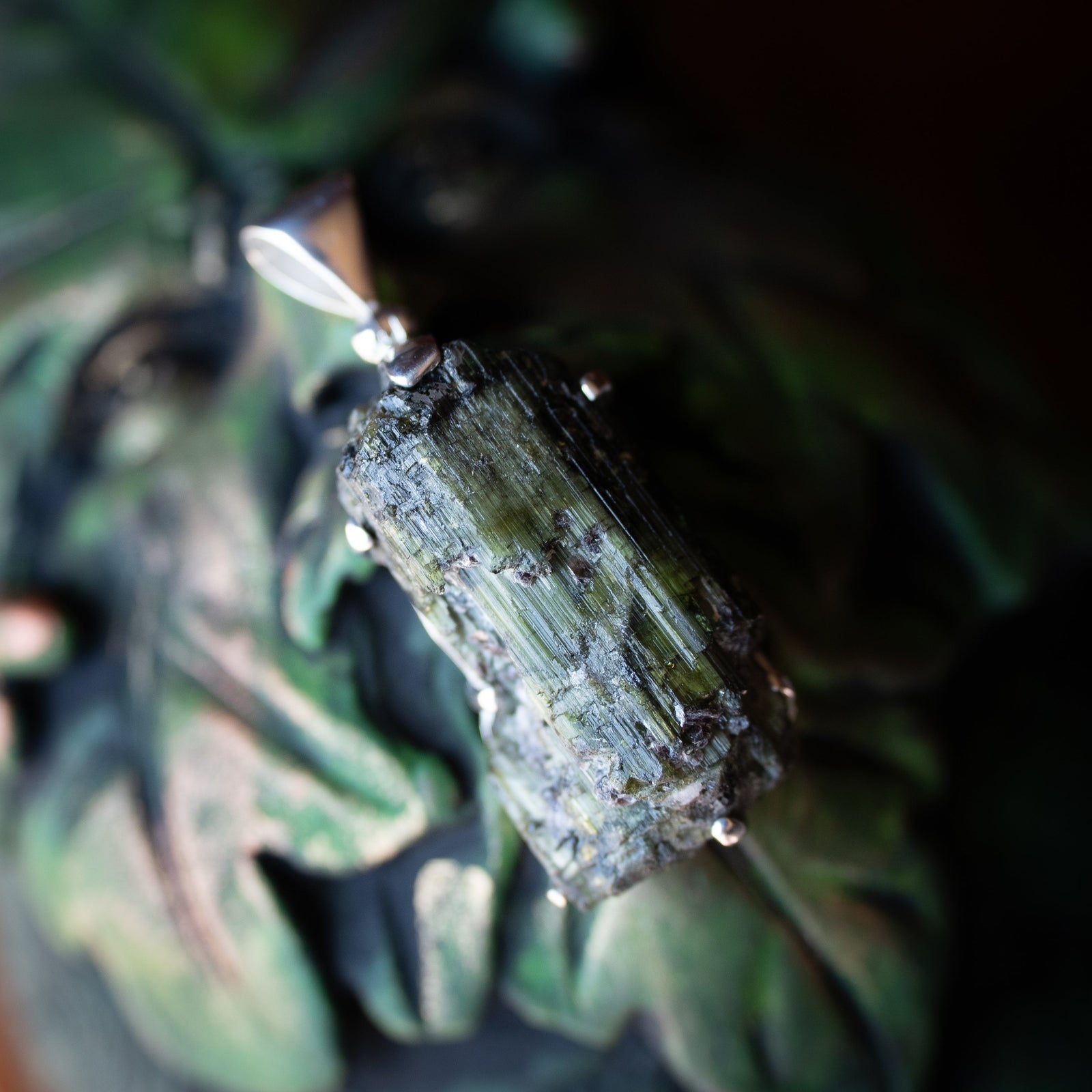 Tourmaline Pendant (81.9 cts) (.925 Silver)