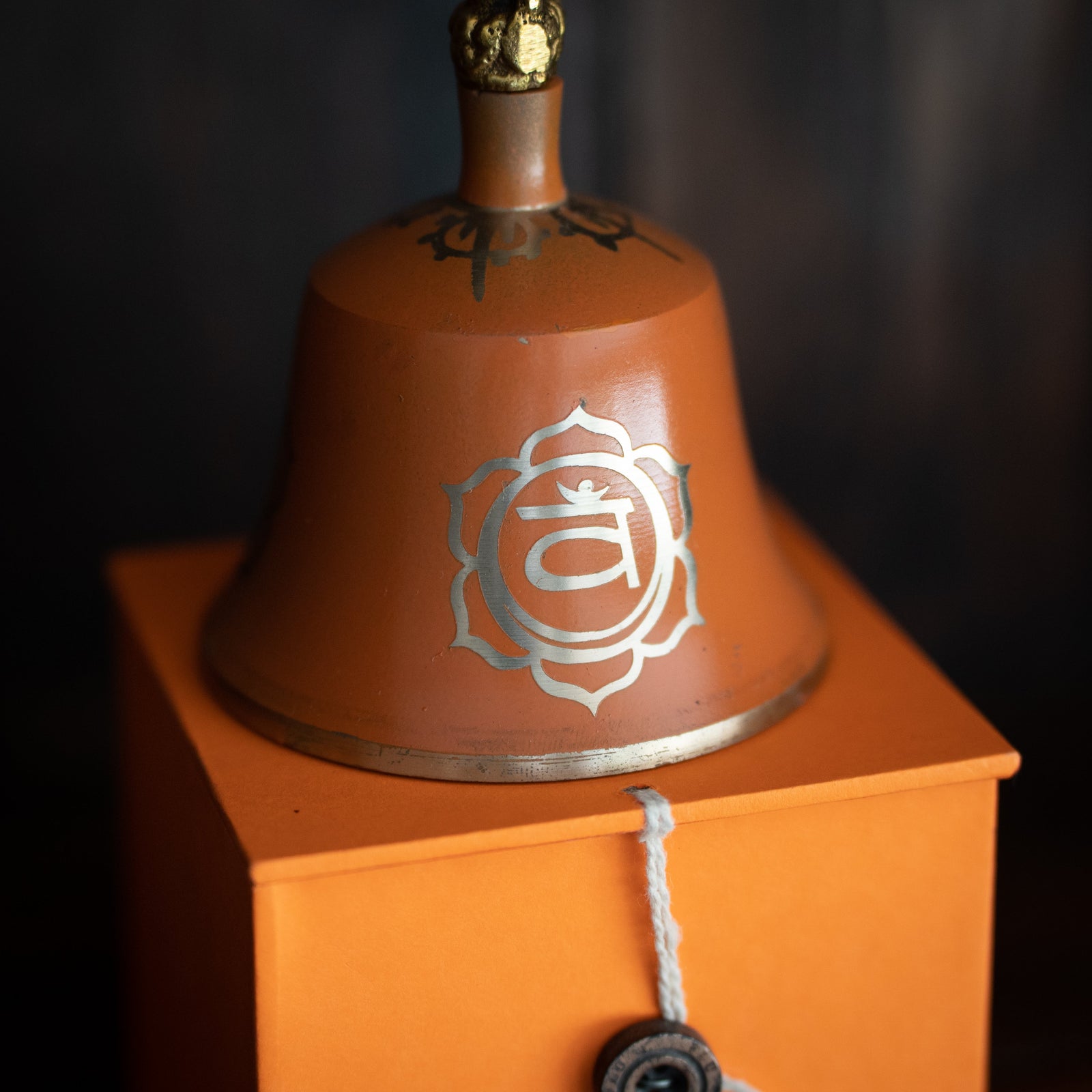 Orange "Sacral Chakra" Tibetan Bell (Note "C")