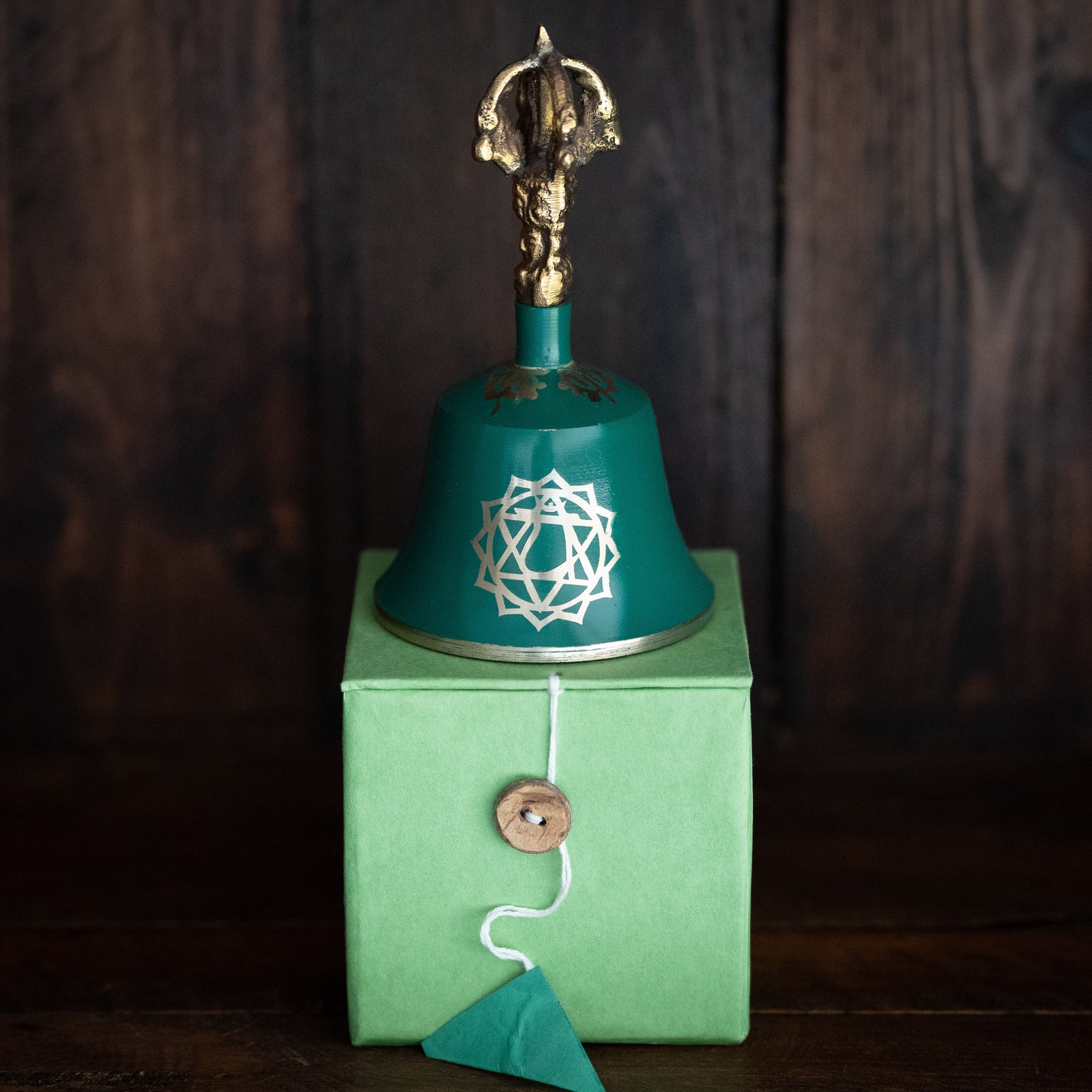 Green Heart Chakra Tibetan Bell (Note D) – www.