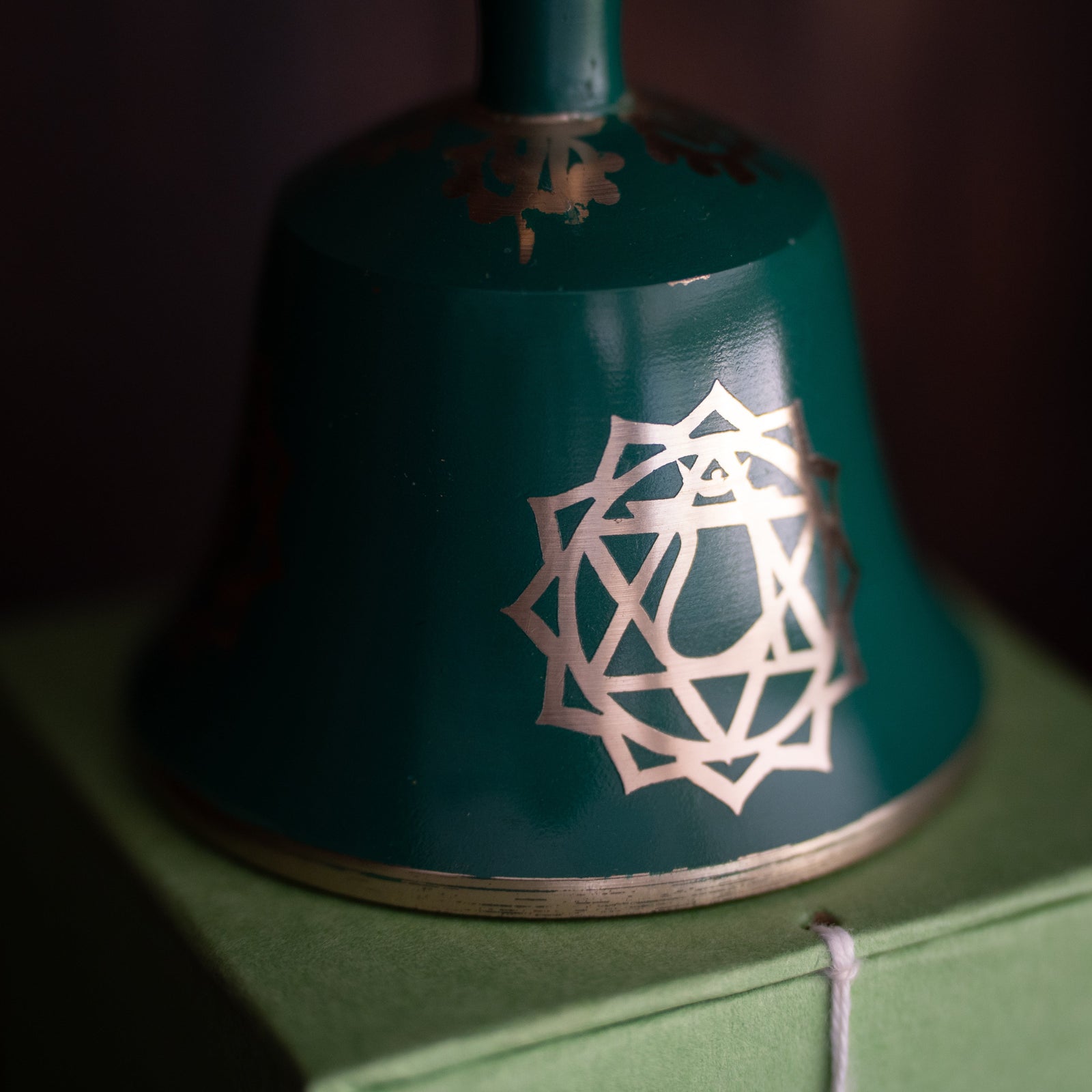 Green "Heart Chakra" Tibetan Bell (Note "D")