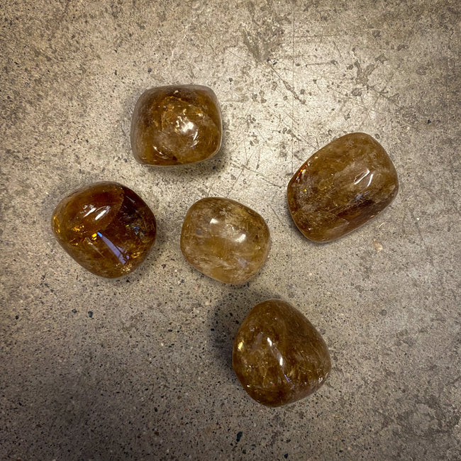 Honey Calcite (Tumbled) 5 Pieces