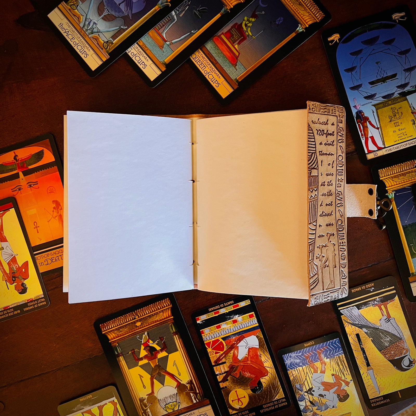 Egyptian Leather Book of Shadows