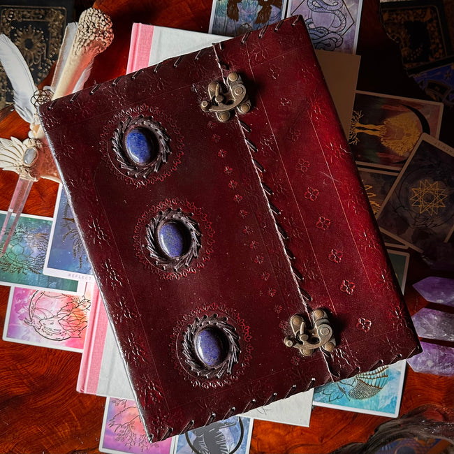 (Large) Stone & Leather Book of Shadows
