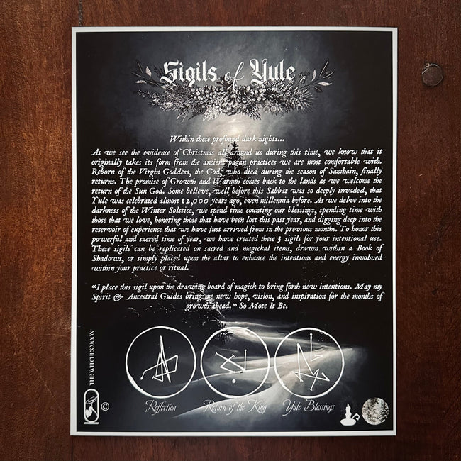 Sigils of Yule BOS Print