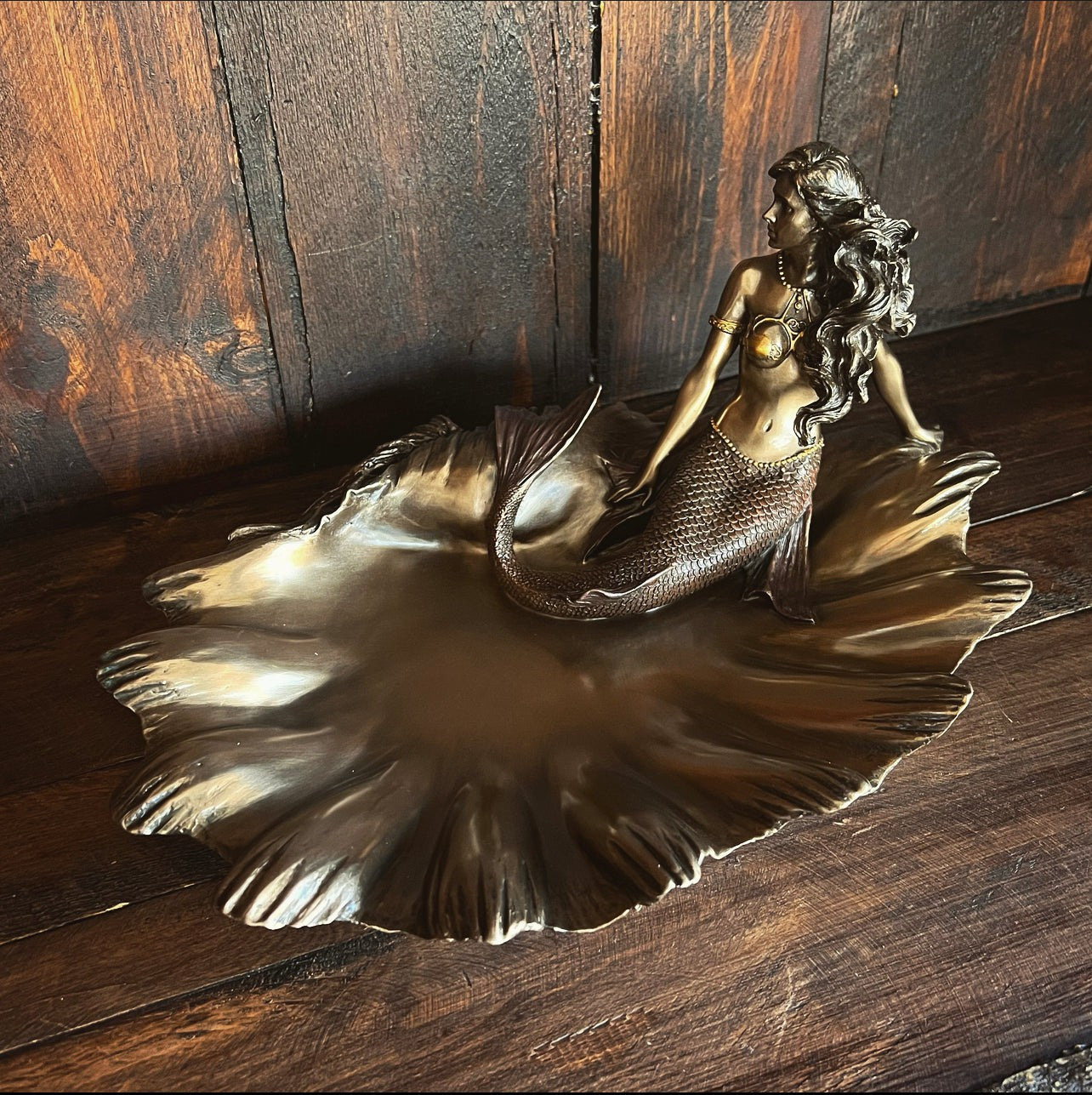 Mermaid on a Seashell Tray