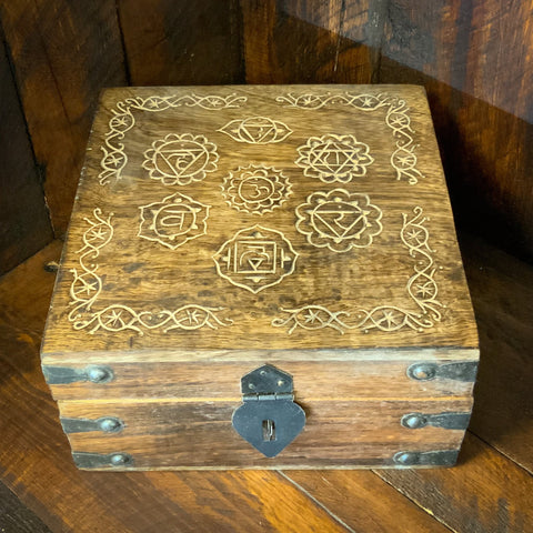 Triquetra Inlay Wood Box
