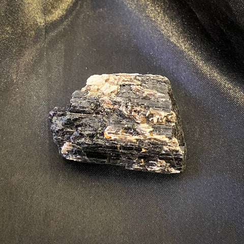 Polished Black Moonstone with Cut Base (WM01)