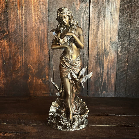 Large Brass Mermaid Statue